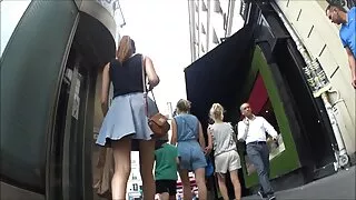 Pusaudžu Blondīne sievu mīl izdrāzt viņas vīrs par cam